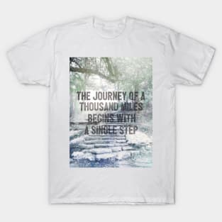 The Journey Inspirational Quote T-Shirt